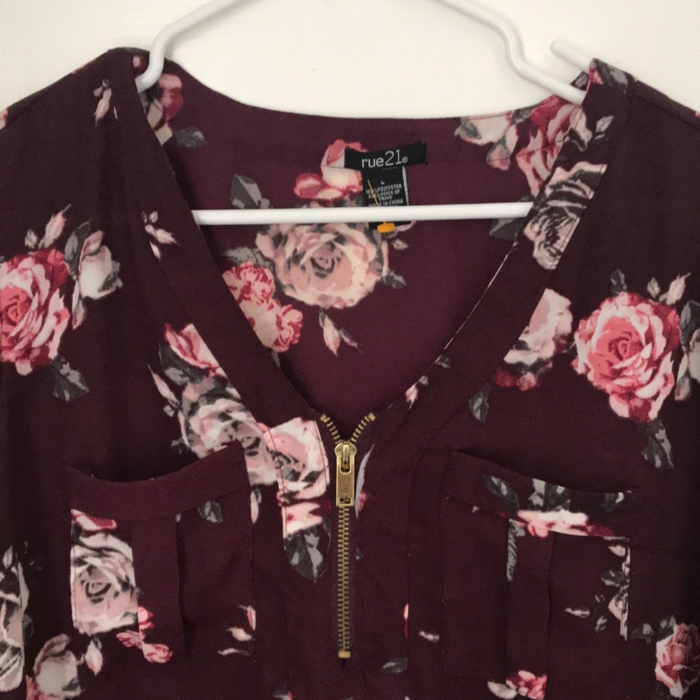 Rose tunic shirt